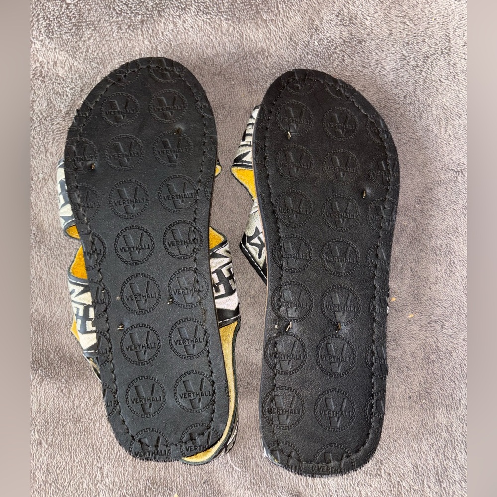 Verthali Exotic Mexican embroidered huarache sandals size 7 - Picture 6 of 6